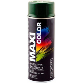 MAXI color Емаль аерозольна універсальна декоративна Maxi Color Ral 6009 зелена ялина 400 мл (8711347217083)