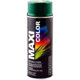 MAXI color Емаль аерозольна універсальна декоративна Maxi Color Ral 6005 темно-зелена 400 мл (8711347208562)