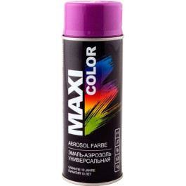 MAXI color Емаль аерозольна універсальна декоративна Maxi Color Ral 4008 яскраво-фіолетова 400 мл (871134720848