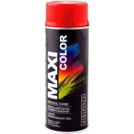 MAXI color Емаль аерозольна універсальна декоративна Maxi Color Ral 3001 яскраво-червона 400 мл (8711347208364)