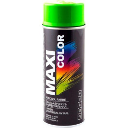 MAXI color Емаль аерозольна універсальна декоративна Maxi Color Ral 6018 жовто-зелена 400 мл (8711347217106)