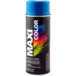 MAXI color Емаль аерозольна універсальна декоративна Maxi Color Ral 5010 темно-синя 400 мл (8711347208524)