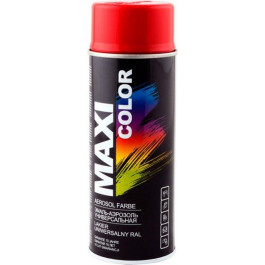 MAXI color Емаль аерозольна універсальна декоративна Maxi Color Ral 3002 карміново-червоний 400 мл (87113472084