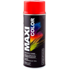 MAXI color Емаль аерозольна універсальна декоративна Maxi Color Ral 2002 яскраво-червона 400 мл (8711347208340)