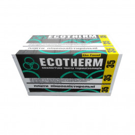 Eurobud Пенопласт Евробуд ECOTHERM Eko Fasad 35 1000*500*80 мм