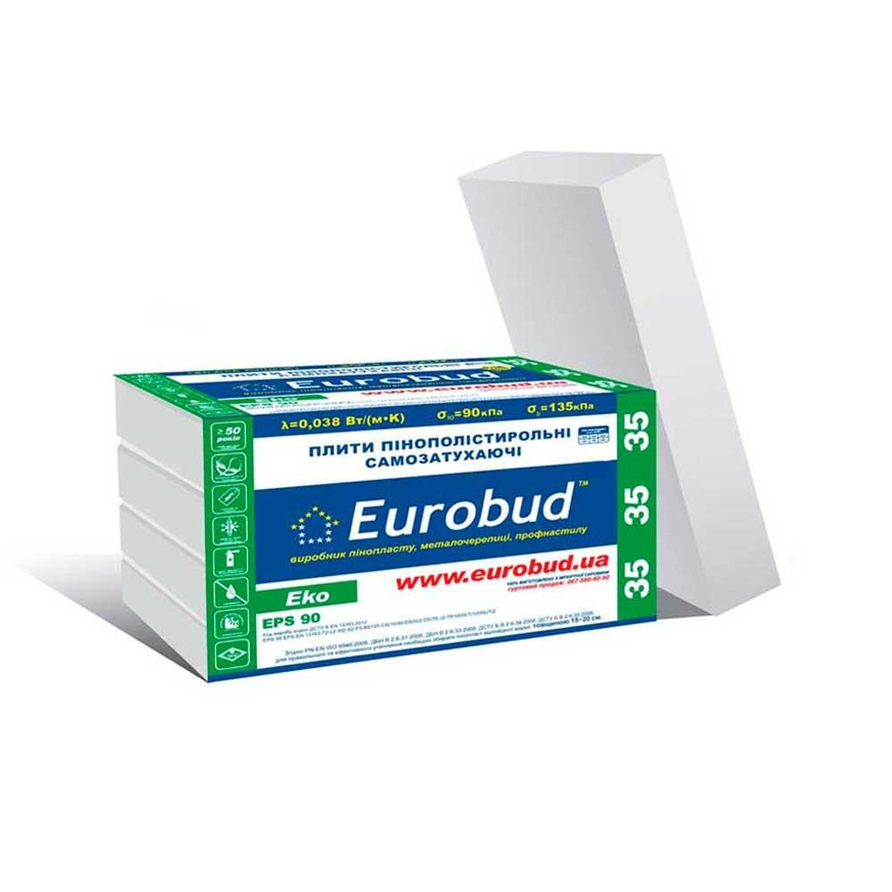 Eurobud Пенопласт Евробуд 35 Eko 1000*500*40 мм - зображення 1