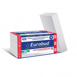 Eurobud Пенопласт Евробуд 25 Eko 1000*500*20 мм