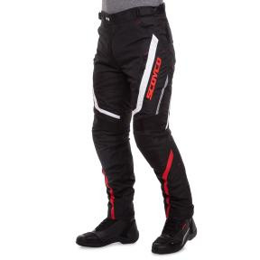 Scoyco Мотоштани брюки штани текстильні SCOYCO P067 M-2XL кольори в асортименті Чорний-червоний|XL - зображення 1