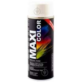 MAXI color Емаль аерозольна універсальна декоративна Maxi Color Ral 9010 біла 400 мл (8711347208722)