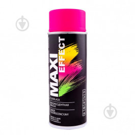 MAXI color Емаль аерозольна флуоресцентна рожева 400 мл
