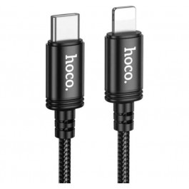 Hoco X91 Radiance USB Type-C to Lightning 20W 3m Black (6931474788696)