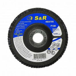 S&R Power Круг лепестковый S&R Meister зачистной 125 мм P100 136125100