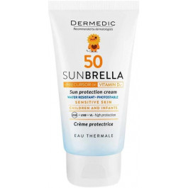 Dermedic - Sunbrella - Sun Protection Cream SPF50 - Сонцезахисний крем для обличчя з 1 місяця життя - 50ml