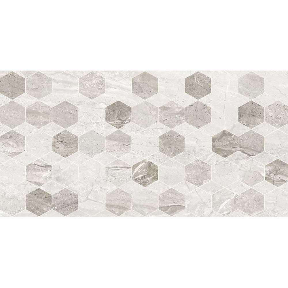 Golden Tile Marmo Milano Hexagon декор 8МG151 30*60 світло-сірий - зображення 1