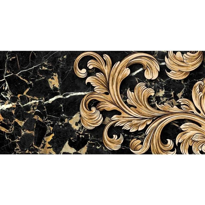 Golden Tile Saint Laurent чорний декор №1 9АС311 30x60 - зображення 1