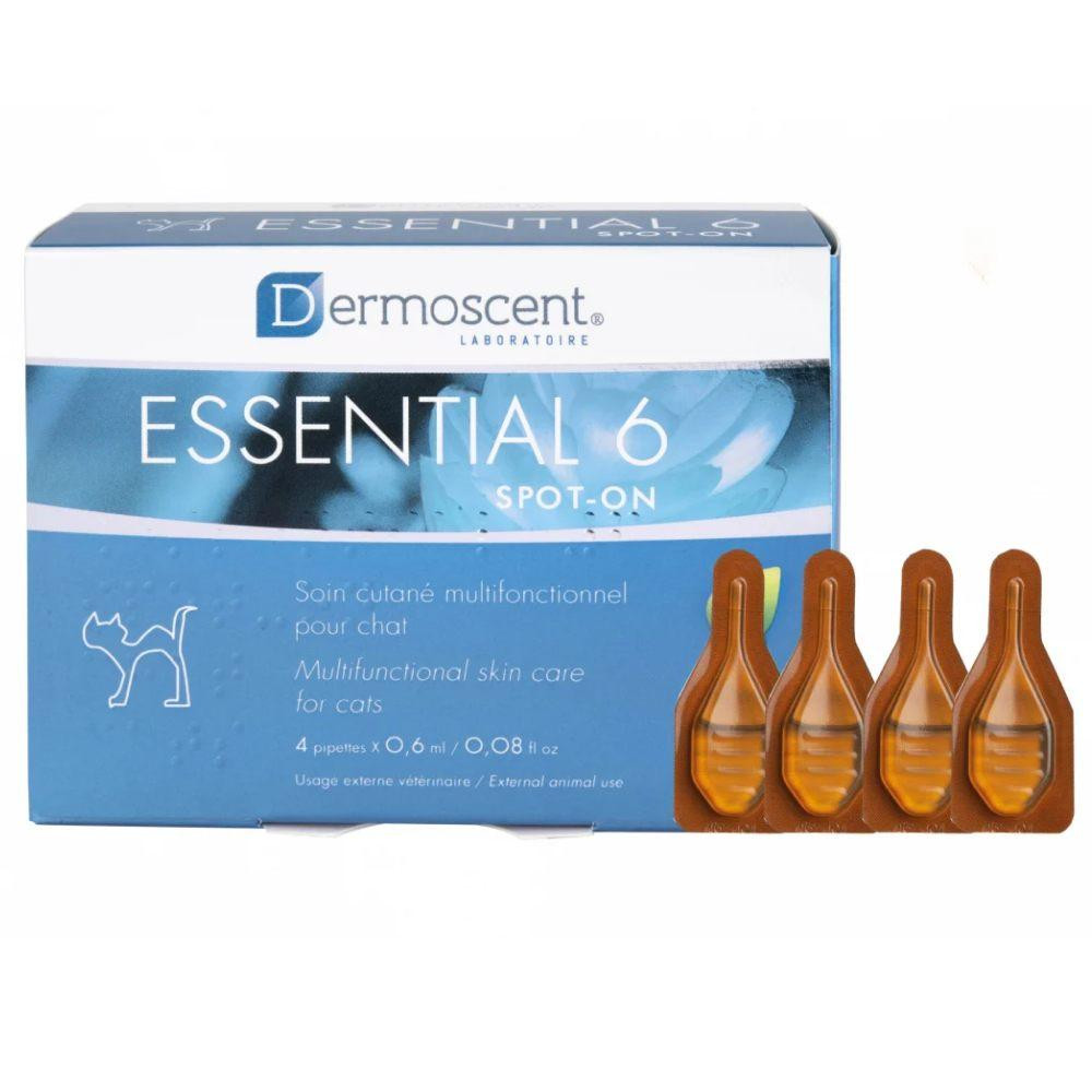 Dermoscent Essential Spot-on Cat - капли Дермосцент для лечения атопического дерматита 4 пипетки (11501) - зображення 1