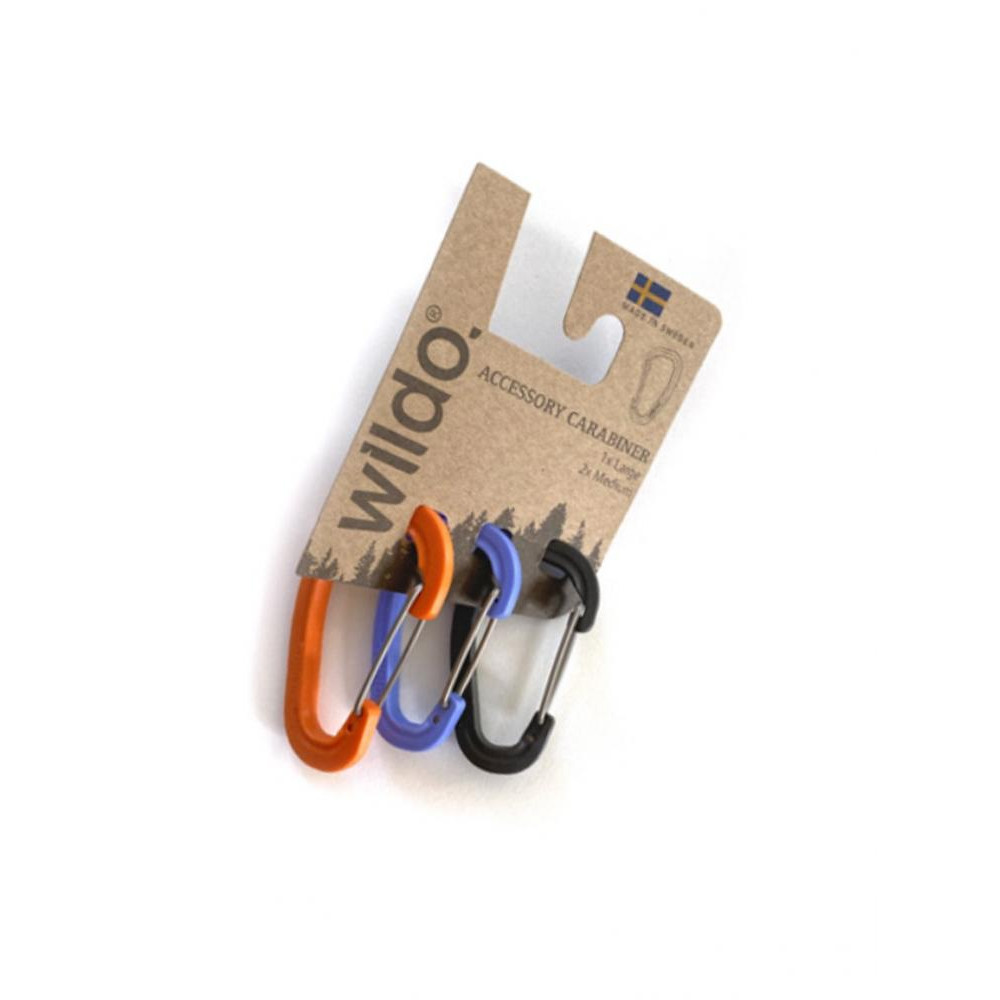 Wildo Набір карабінів  Accessory Carabiner Set Orange/Blueberry/Dark Grey (89883) - зображення 1