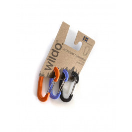 Wildo Набір карабінів  Accessory Carabiner Set Orange/Blueberry/Dark Grey (89883)