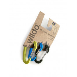 Wildo Набір карабінів  Accessory Carabiner Set Lime /Light Blue/Olive (89884)