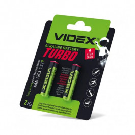 VIDEX AA bat Alkaline 2шт Turbo (24239)