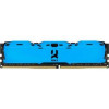 GOODRAM 16 GB DDR4 3000 MHz IRDM X Blue (IR-XB3000D464L16/16G) - зображення 1