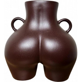 Nana Ceramics Ваза керамічна  Кім 25 см муар шоколад (2252430360010)