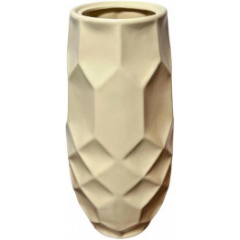 Nana Ceramics Ваза керамічна  Едем 32 см глянець бежевий (2252422760019)