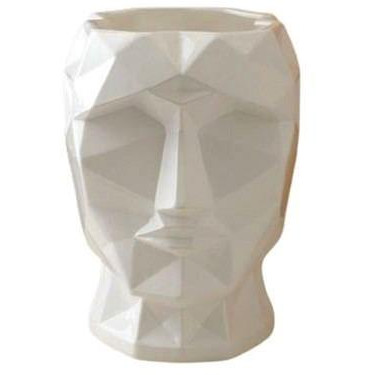 Nana Ceramics Ваза керамічна  Кай 30 см глянець білий (2252422693010) - зображення 1
