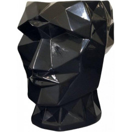 Nana Ceramics Ваза керамічна  Кай 30 см глянець чорний (2252422694017)