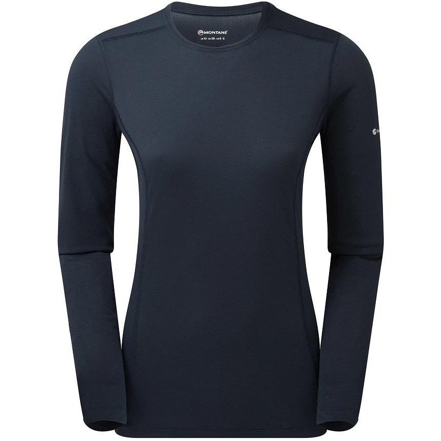 Montane Футболка жіноча  Female Dart Lite Long Sleeve T-Shirt Eclipse Blue (FDLLSECL), Розмір M - зображення 1