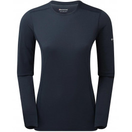 Montane Футболка жіноча  Female Dart Lite Long Sleeve T-Shirt Eclipse Blue (FDLLSECL), Розмір L