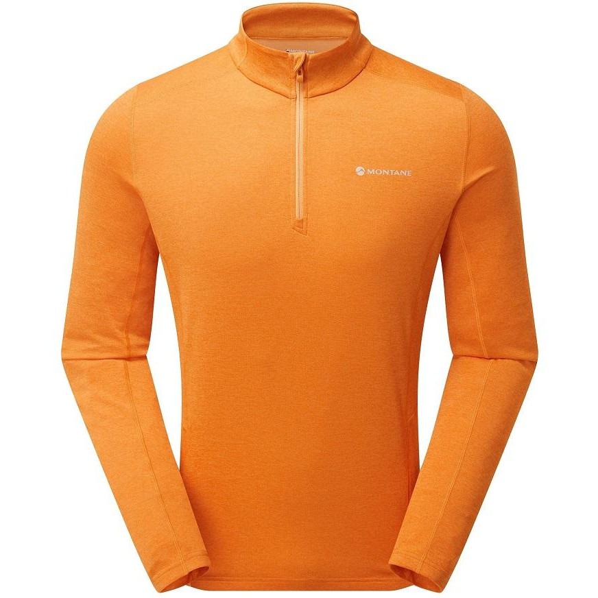 Montane Футболка чоловіча  Dart Zip Neck Flame Orange (MDRZNFLO), Розмір L - зображення 1