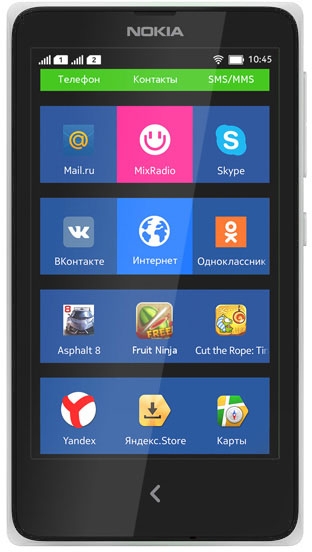 Nokia X Dual SIM (White) - зображення 1
