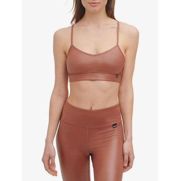 DKNY Спортивний топ для фітнесу жіночий  587605483 L Коричневий (1159802415) - зображення 1