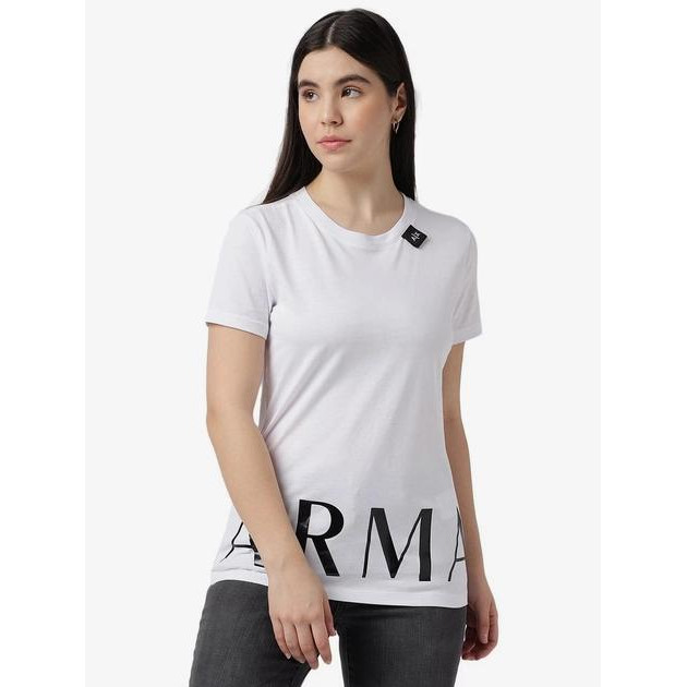 Armani Exchange Футболка бавовняна жіноча  382257515 XL Біла (1159802584) - зображення 1