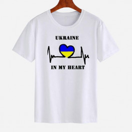 Love&Live Футболка жіноча  Ukraine in my heart-2 LLP01579 XXL Бiла (LL2000000340401)
