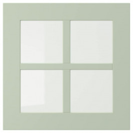 IKEA STENSUND, 505.240.20, Скляні дверцята, світло-зелений, 40х40 см