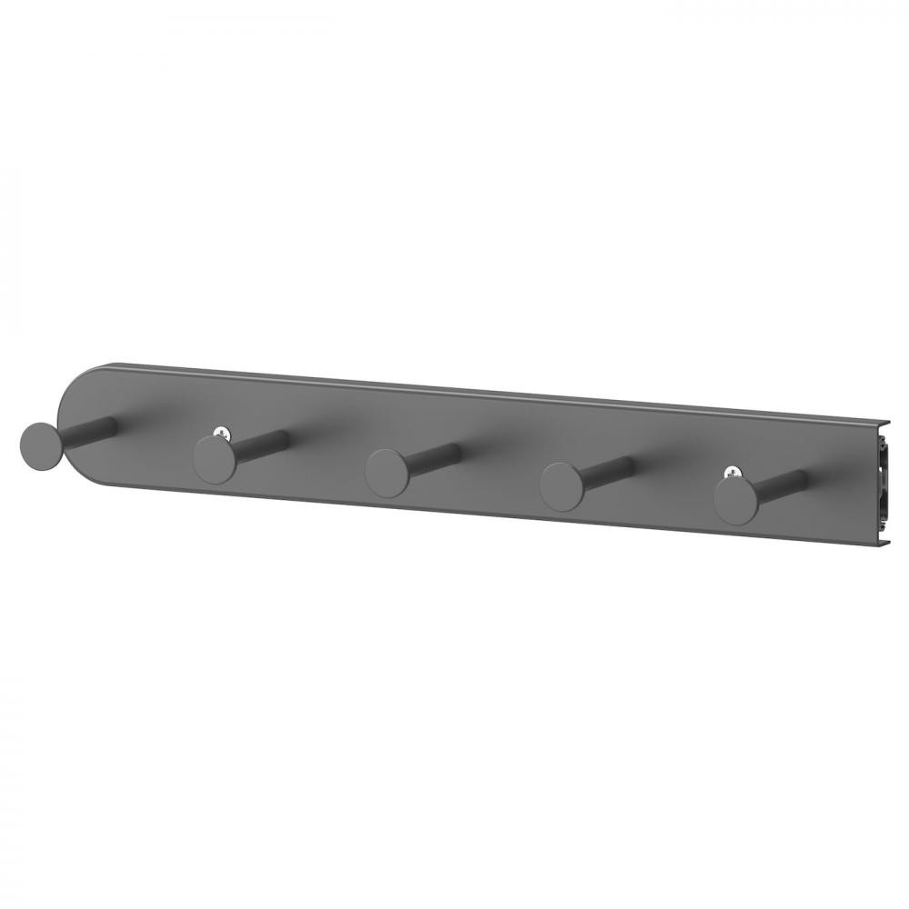 IKEA KOMPLEMENT Выдвижная многофункцион вешалка 35, темно-серый (702.571.86) - зображення 1