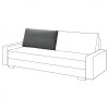 IKEA GRALVIKEN, 604.980.54, Подушка для спинки, диван-ліжко на 3 місця, темно-сірий, запчастина - зображення 1
