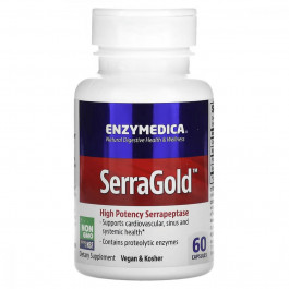 Enzymedica Серрапептаза для сердца (High Activity Serrapeptase) 100000 SPU 60 капсул