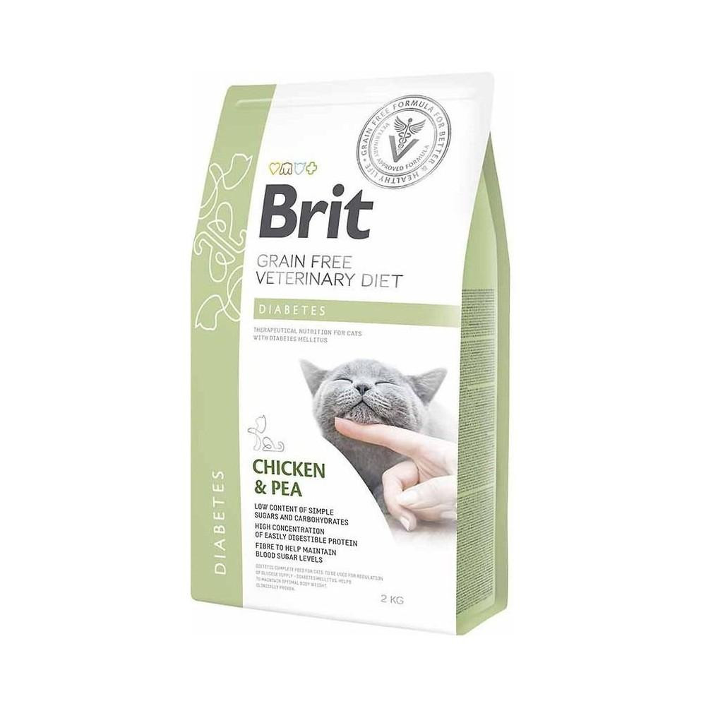 Brit Veterinary Diet Cat Diabetes 2 кг (170969/528523) - зображення 1