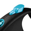 Flexi Поводок-рулетка Black Design лента L голубой (4000498034132) - зображення 3