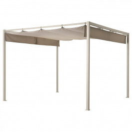 IKEA HAMMARON Пергола, сіро-бежевий/темно-сіро-бежевий, 300х300 см (205.492.39)