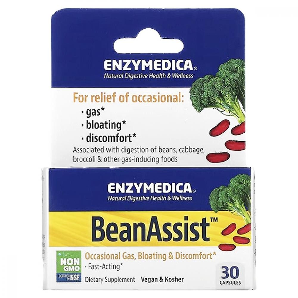 Enzymedica Фермент для травлення складних вуглеводів (BeanAssist) 30 капсул - зображення 1