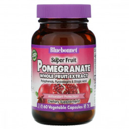 Bluebonnet Nutrition Екстракт плодів Гранату, Pomegranate Extract, , 60 вегетаріанських капсул
