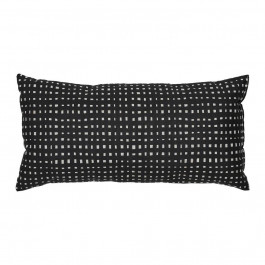 IKEA SANDMOTT Подушка, чорно-біла, 30х58 см (305.723.71)