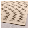 IKEA STARREKLINTE Тканий килим, натуральний/чорний, 185x280 см (305.691.37) - зображення 4