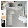 IKEA GANGPASSAGE Кухонний килимок, сірий/білий, 45x70 см (105.730.84) - зображення 4