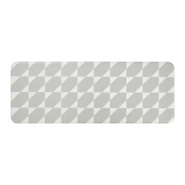 IKEA GANGPASSAGE Кухонний килимок, сірий/білий, 45x120 см (705.730.81)