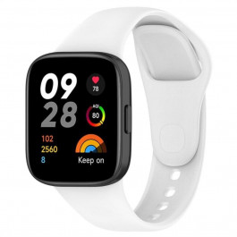 BeCover Силіконовий ремінець  для Xiaomi Redmi Watch 3 White (710967)